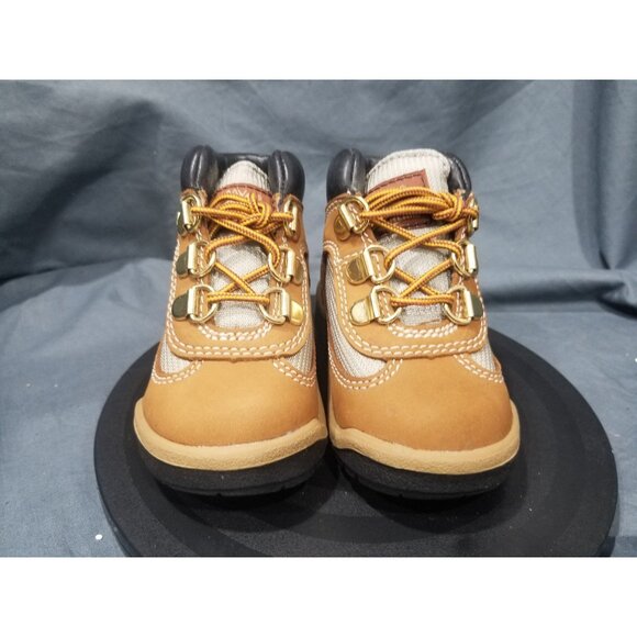 Timberland Toddler Field Boot Mid Wheat Nubuck Premium Black Size 5 NEW NO BOX - Picture 2 of 9